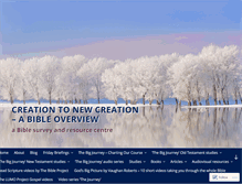 Tablet Screenshot of creationtonewcreation.com